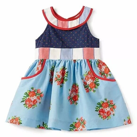 Matilda Jane Holiday Parade Dress Brilliant Daydream Cherry Floral Summer 2T - Picture 5 of 14